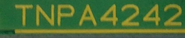 TARJETA (HHH) PARA TV PANASONIC / NUMERO DE PARTE TNPA4242 / PANEL MC216F30F12 / MODELO TH-85PF12U - Imagen 2